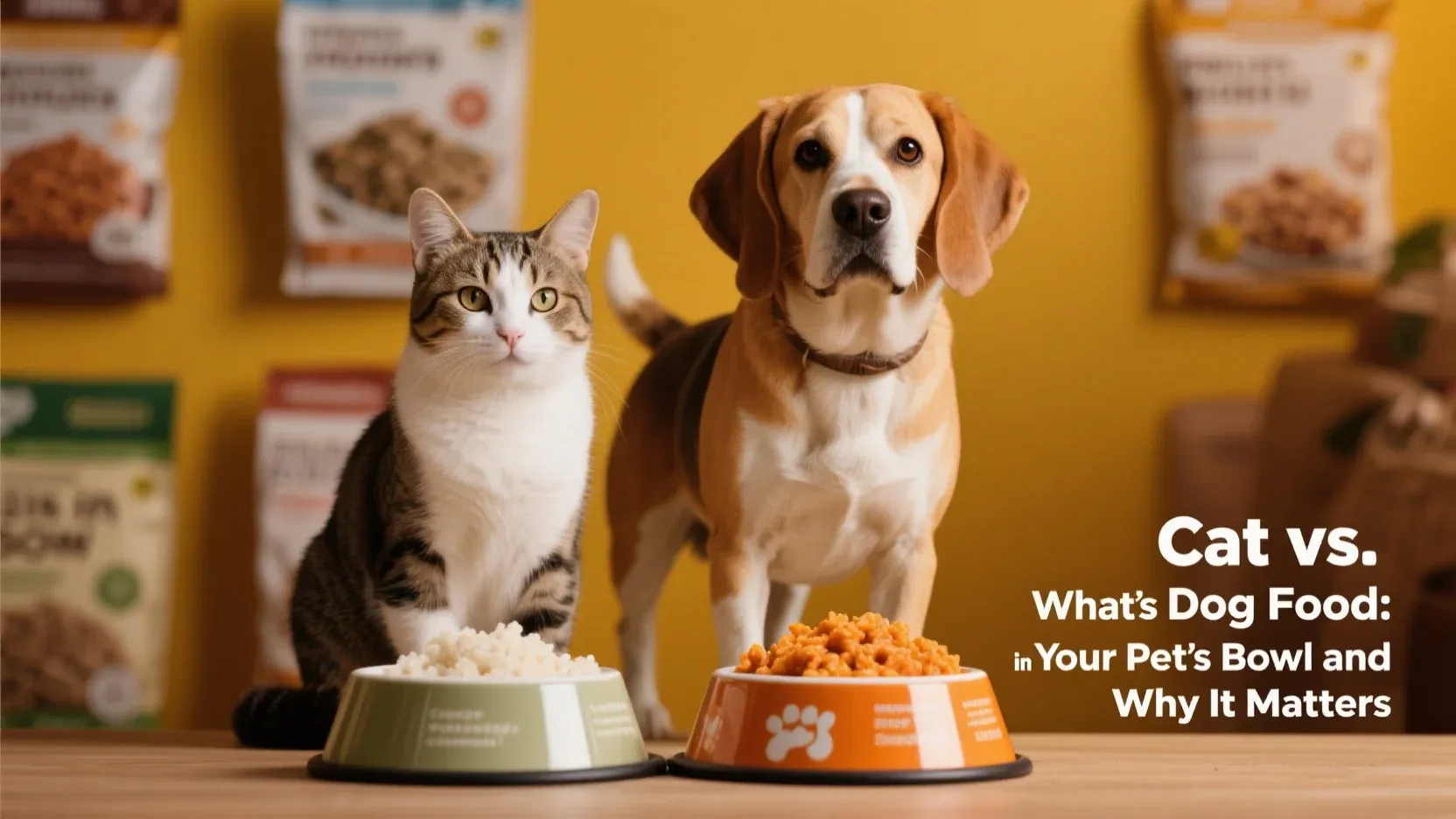 Cat vs. Dog Food: What’s in Your Pet’s Bowl and Why It Matters